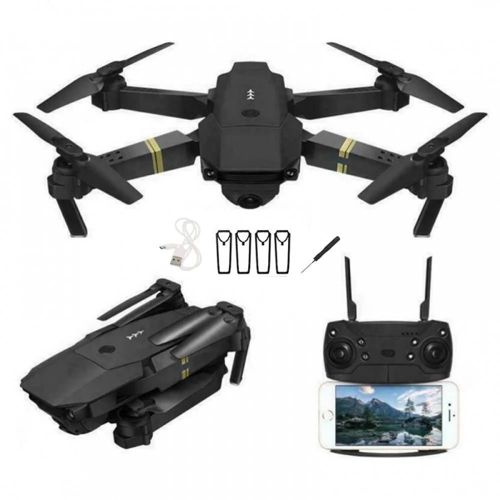 Φωτογραφία προϊόντος: OEM Drone με WiFi 2.4 GHz με 2 Κάμερες 720p και Χειριστήριο Συμβατό με Smartphone 998 Pro Μαύρο
