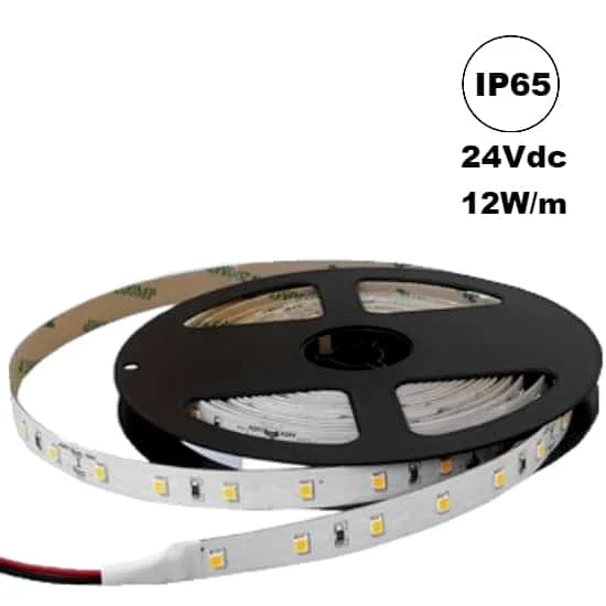 Φωτογραφία προϊόντος: Ταινία led 5m 24VDC 12w/m 1080Lm/m 90Lm/w φως ημέρας 4000K CRI80+ στεγανή IP65 50-0069 ΤΩRA CUBALUX
