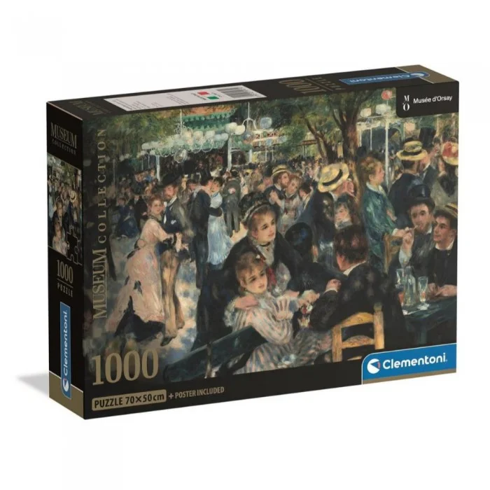 Φωτογραφία προϊόντος: Clementoni Puzzle Museum Collection - Renoir: Bal Du Moulin de la Galette 1000pcs (39971) (CLE39971)