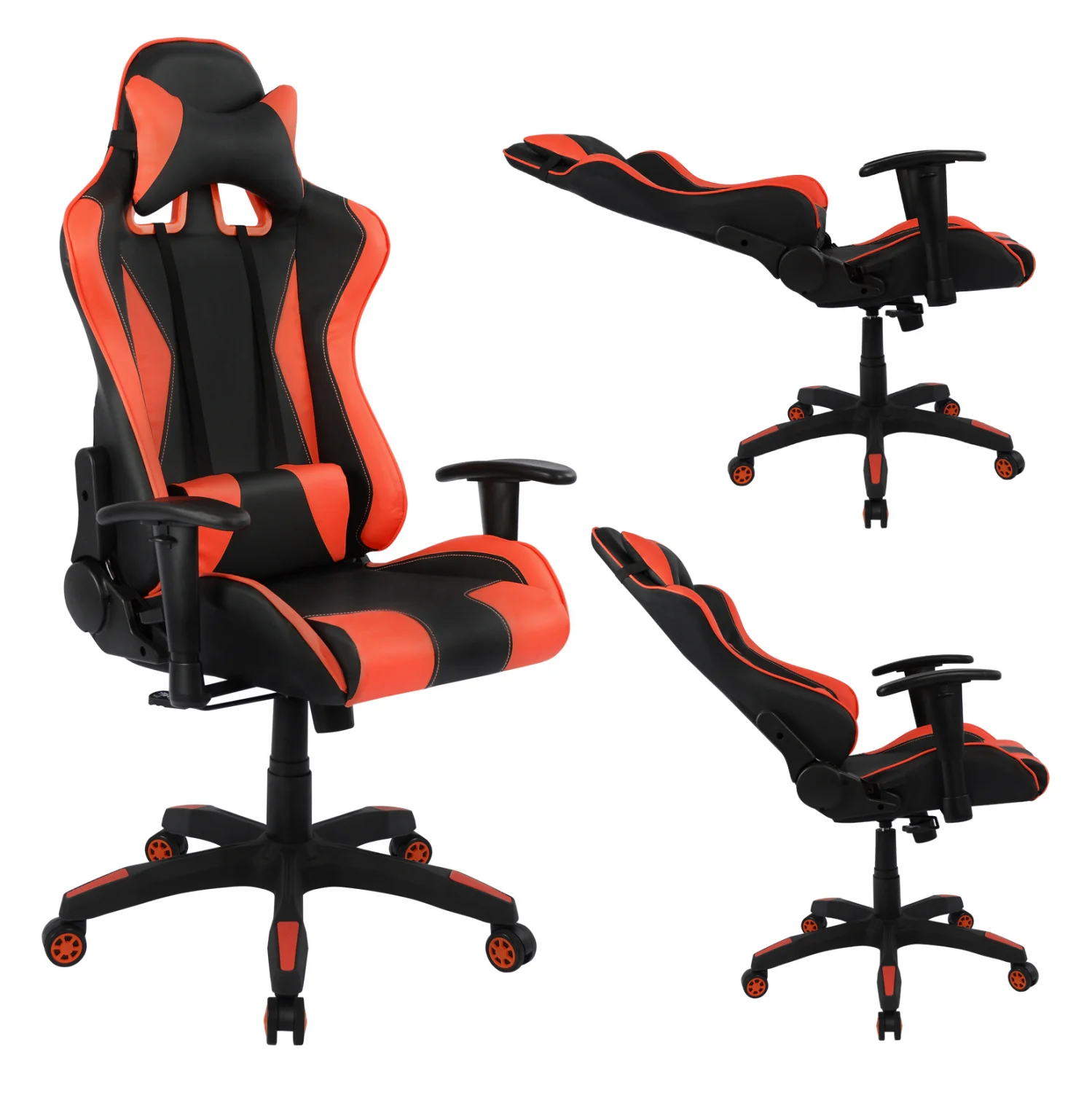 Φωτογραφία προϊόντος: ΚΑΡΕΚΛΑ ΓΡΑΦΕΙΟΥ GAMING HM1062.01 SPEED ΜΑΥΡΟ ΚΟΚΚΙΝΟ PU 68,5 x 71,5 x 133,5 εκ. (x1)