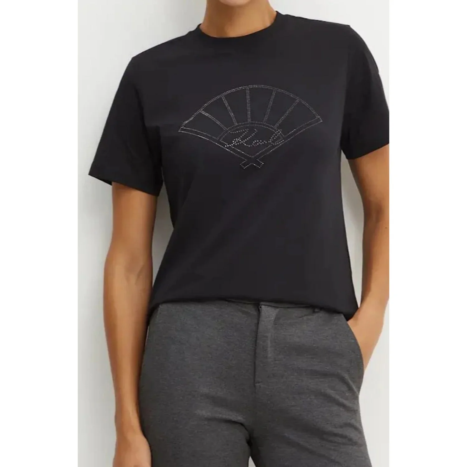 Φωτογραφία προϊόντος: KARL LAGERFELD KARL JEANS Γυναικεία Μπλούζα Κ.Μ. Fan Rhinestone 12345