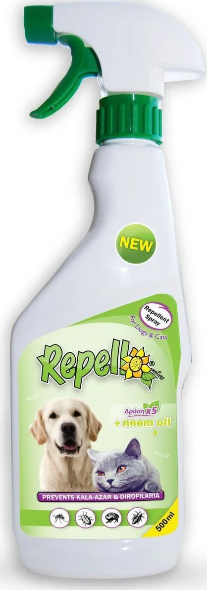Φωτογραφία προϊόντος: Απωθητικό Spray Repello για σκύλους και γάτες 500ml REPELLO (20300003)