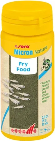 Φωτογραφία προϊόντος: Sera Micron Nature 50 ml εκτροφική τροφή σε σκόνη με ζωοπλαγκτόν και φυτοπλαγκτόν SERA (2010940)