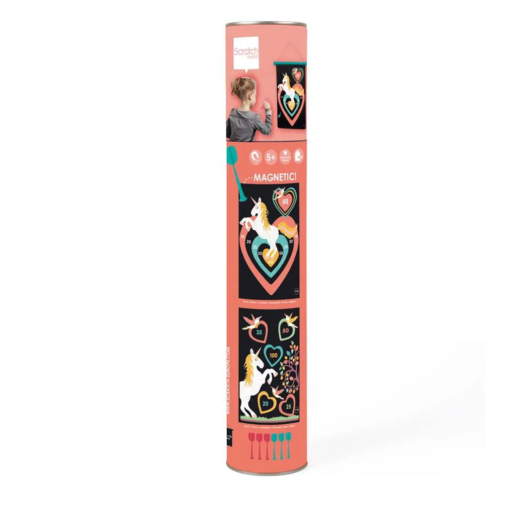 Φωτογραφία προϊόντος: Scratch UNICORN MAGNETIC DARTS w/GLITER
