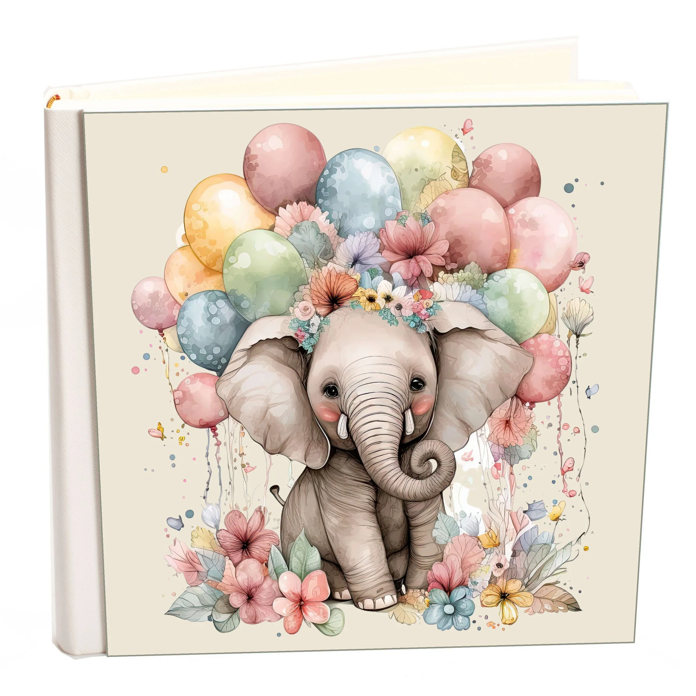 Φωτογραφία προϊόντος: HOPER Άλμπουμ my album elephant 31 boho style με ριζόχαρτο 30x30cm και κουτί άλμπουμ