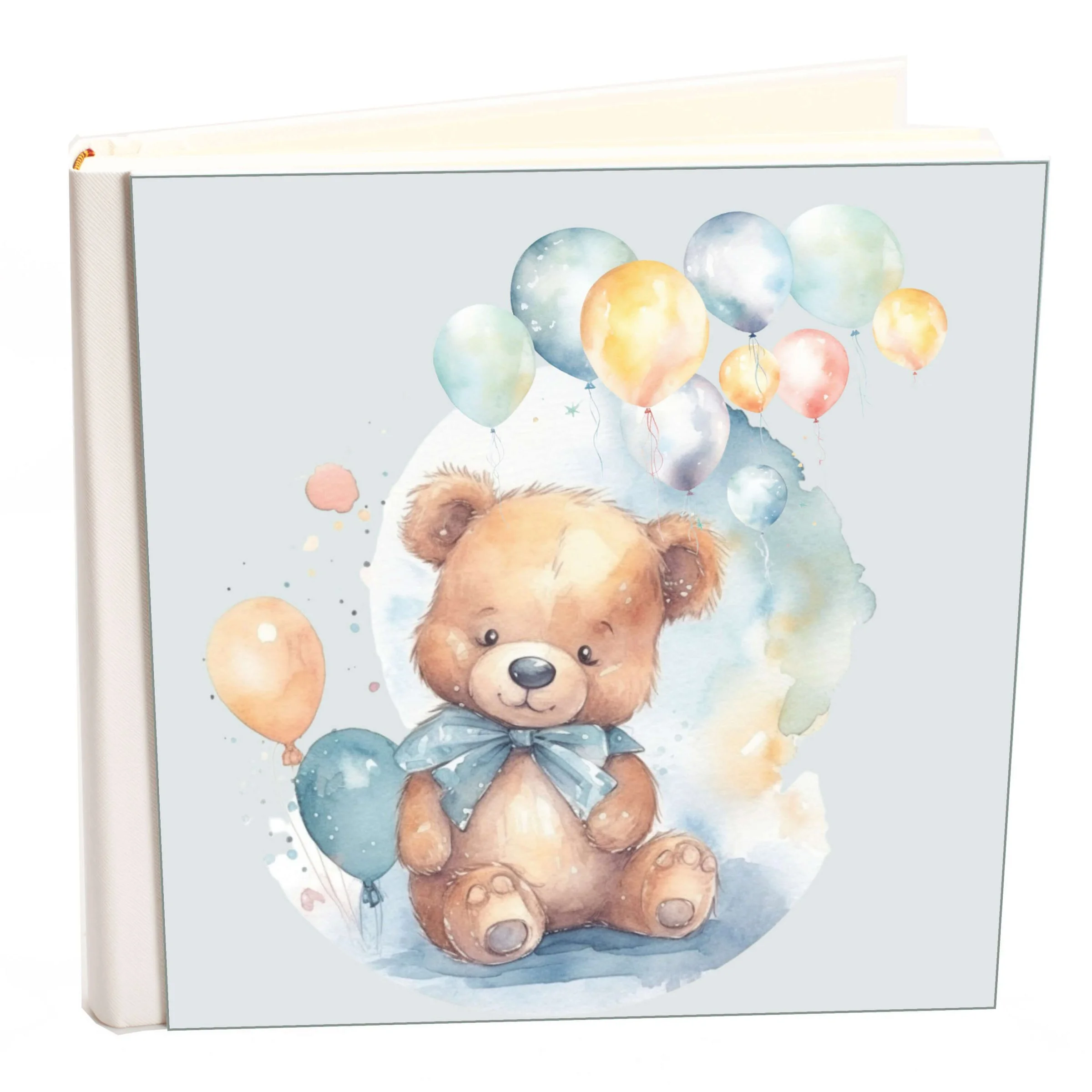 Φωτογραφία προϊόντος: HOPER Άλμπουμ my album teddy bear 02 boho style με ριζόχαρτο 24x24cm και κουτί άλμπουμ
