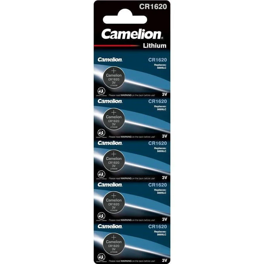 Φωτογραφία προϊόντος: Panasonic CAMELION CR1620-BP5 Μπαταρία Λιθίου 3V (5τμχ.)