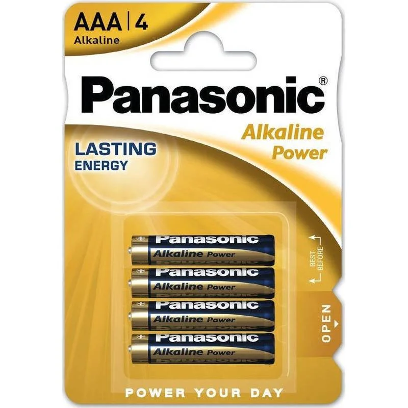 Φωτογραφία προϊόντος: Αλκαλική Μπαταρία Panasonic Alcaline Power LR03APB/1BP size AAA 1.5V 4 Τμχ