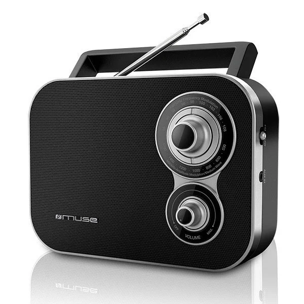 Φωτογραφία προϊόντος: Muse M-051R Retro Φορητό Ραδιόφωνο Ρεύματος / Μπαταρίας Μαύρο