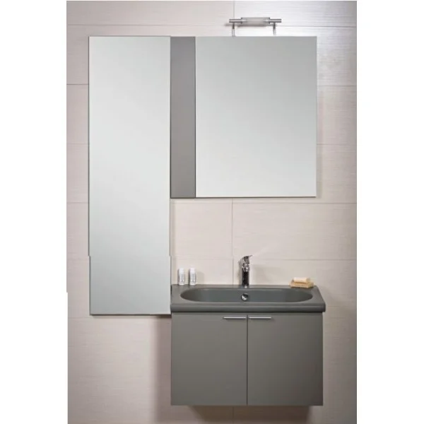 Φωτογραφία προϊόντος: Adamidis Velvet Master72 728 Κρεμαστή Βάση από ανθυγρη μελαμίνη 70x42x45cm Με Νιπτήρα Antrachitta