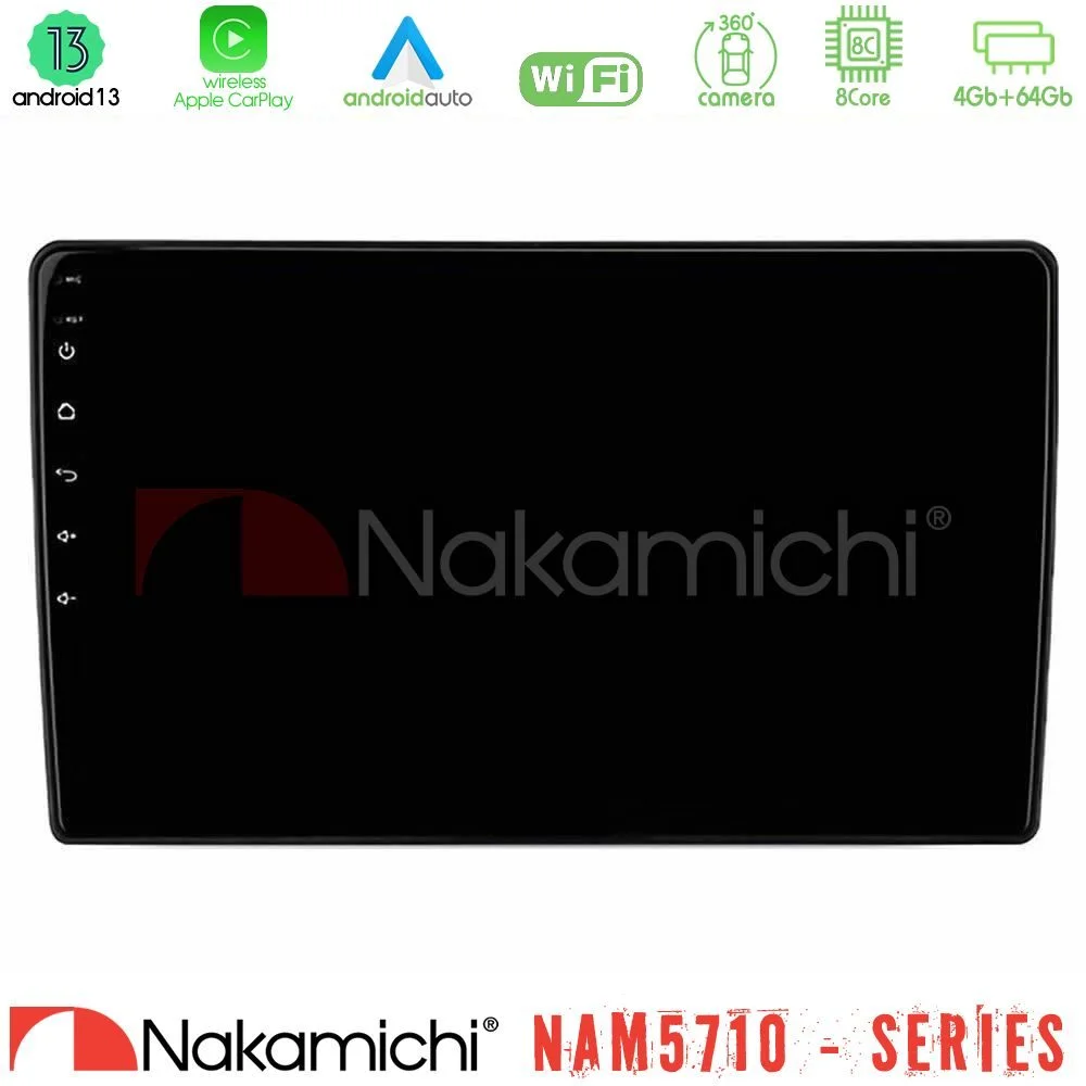 Φωτογραφία προϊόντος: Nakamichi NAM5710 Series 8Core Android13 4+64GB Nissan Navara 2010-2015 (High Version) Navigation Multimedia Tablet 9