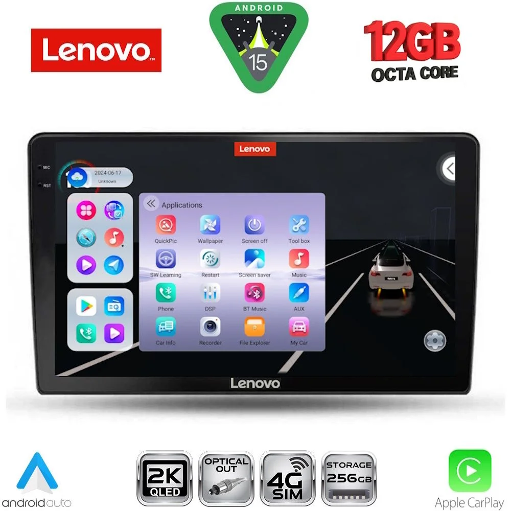 Φωτογραφία προϊόντος: LENOVO SSZ 12702_CPA (9inc) MULTIMEDIA TABLET for TOYOTA AURIS mod. 2007-2012