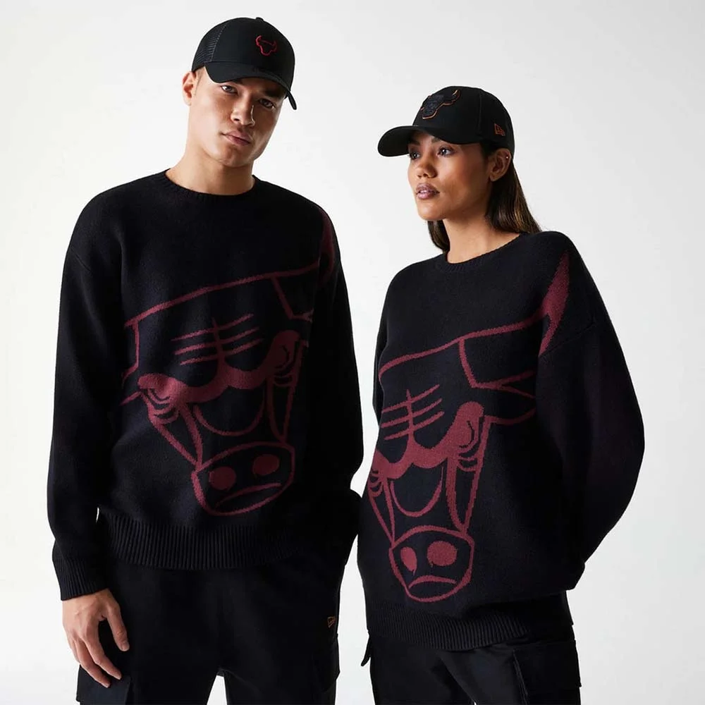 Φωτογραφία προϊόντος: New Era Men's NBA Knit Chicago Bulls Sweater Μαύρο 60684339 (New Era)
