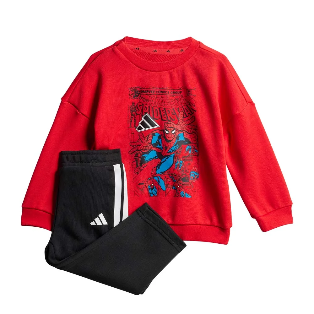 Φωτογραφία προϊόντος: adidas Sportswear Infant's Marvel Spider-Man Jogger Set Μαύρο - Κόκκινο JV7371 (adidas Sportswear)