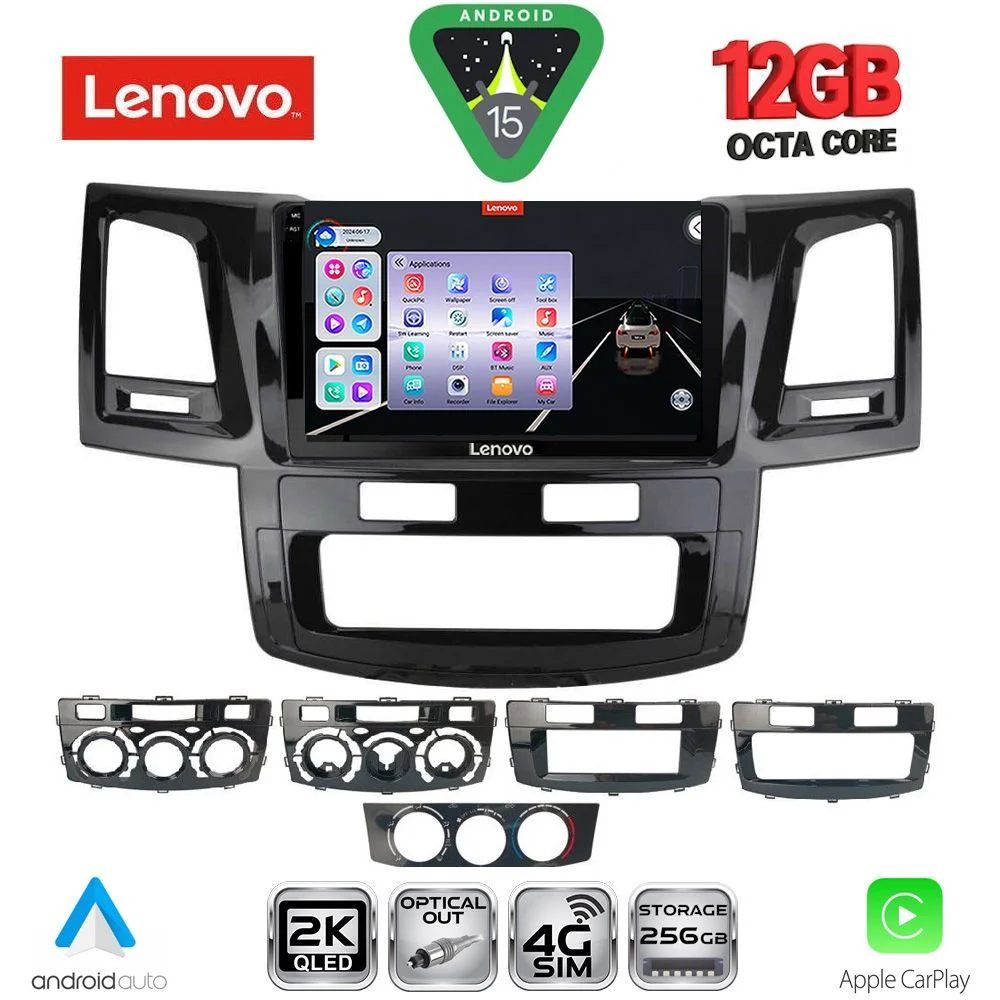 Φωτογραφία προϊόντος: LENOVO SSZ 12720_CPA (9inc) MULTIMEDIA TABLET for TOYOTA HILUX mod. 2005-2016