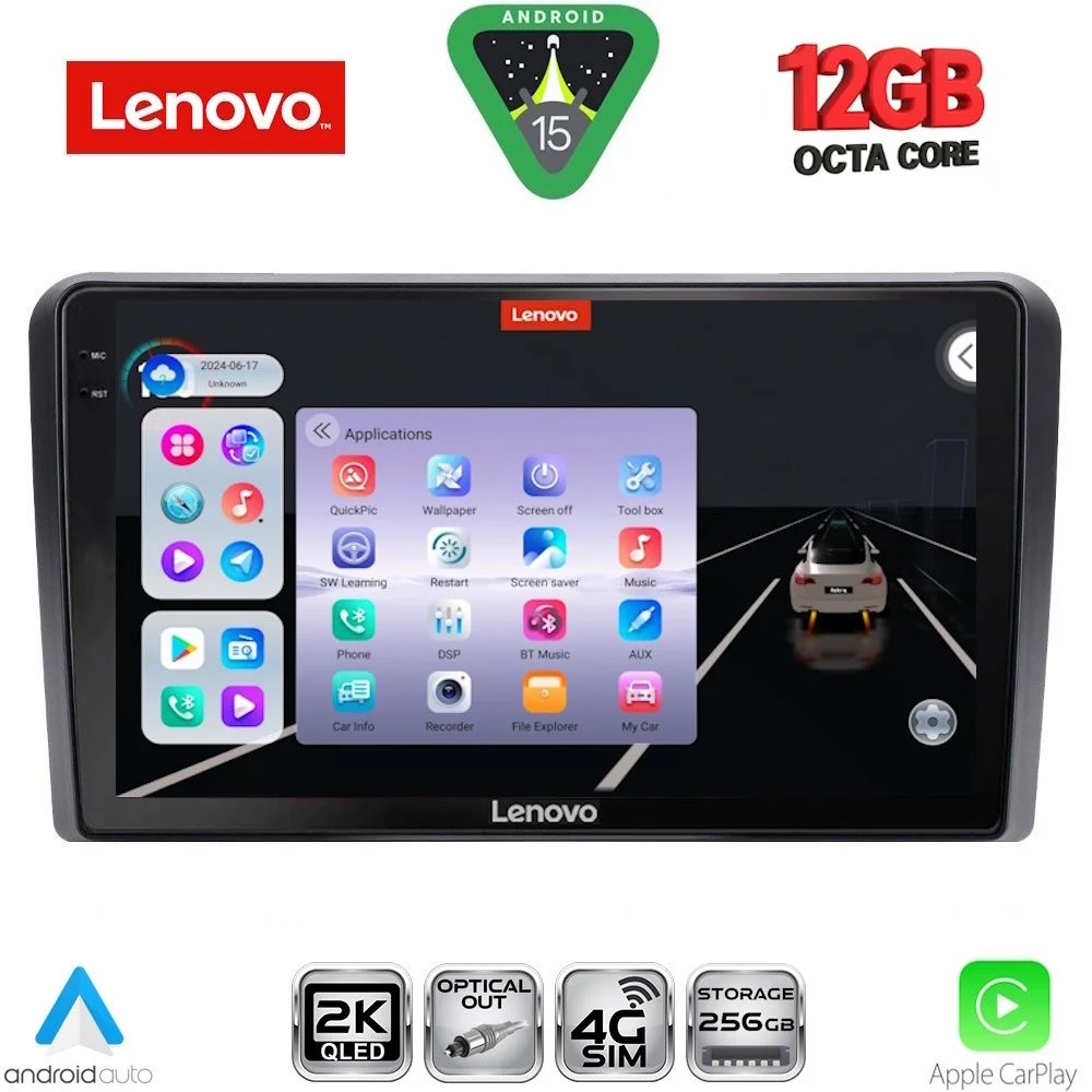 Φωτογραφία προϊόντος: LENOVO SSZ 12003_CPA (9inc) MULTIMEDIA TABLET for AUDI A3 mod. 2003-2012