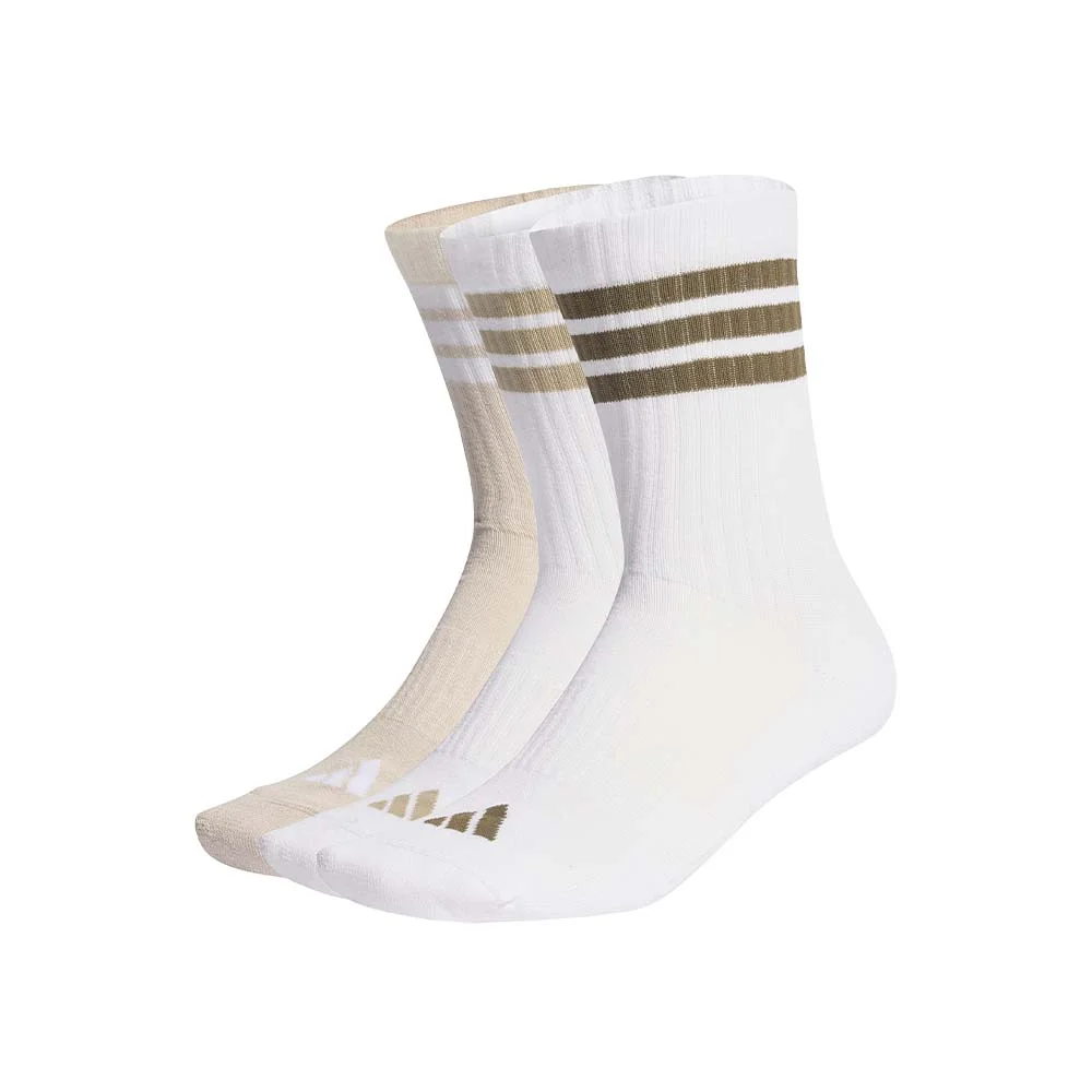 Φωτογραφία προϊόντος: adidas Sportswear Adult 3Stripes Essentials Cushioned Crew 3 Pair Socks Άσπρο - Μπεζ KC9639 (adidas Sportswear)