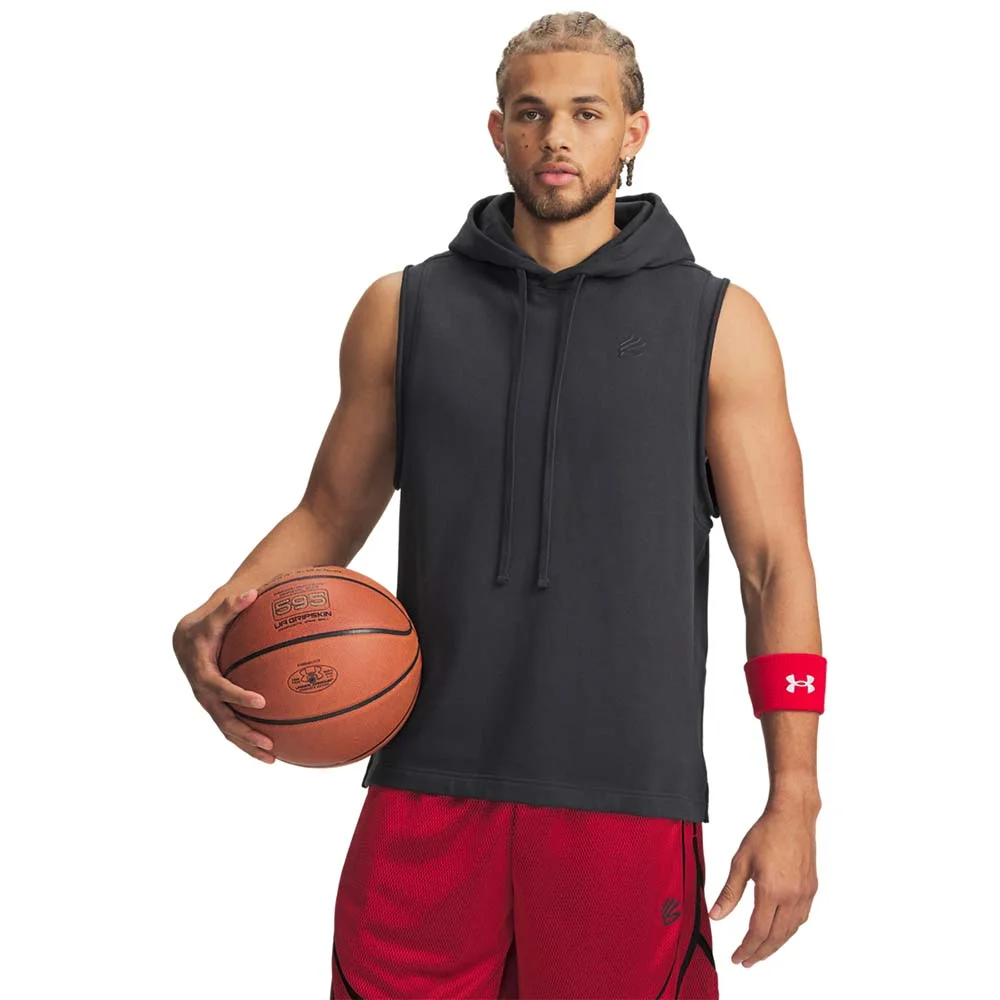 Φωτογραφία προϊόντος: Under Armour Men's Curry Sleeveless Hoodie T-Shirt Γκρι Σκούρο 6009769-016 (Under Armour)