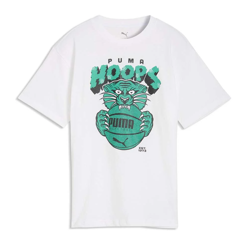 Φωτογραφία προϊόντος: Puma Boy's Basketball Flagrant Foul Relaxed Ball Tee Άσπρο - Πράσινο 635514-02 (Puma)