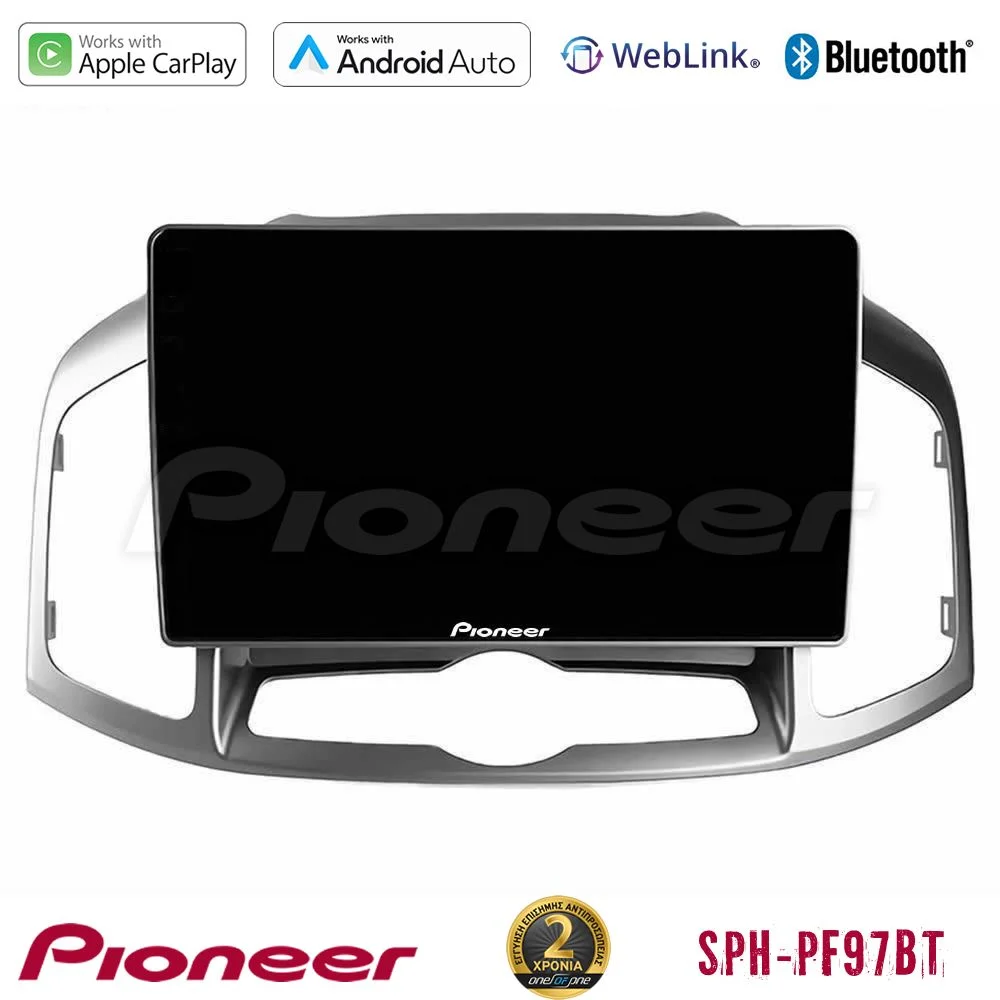 Φωτογραφία προϊόντος: Pioneer SPH-PF97BT Series Chevrolet Captiva 2012-2016 Multimedia Station 9 (Tablet Style) Με Carplay & Android Auto