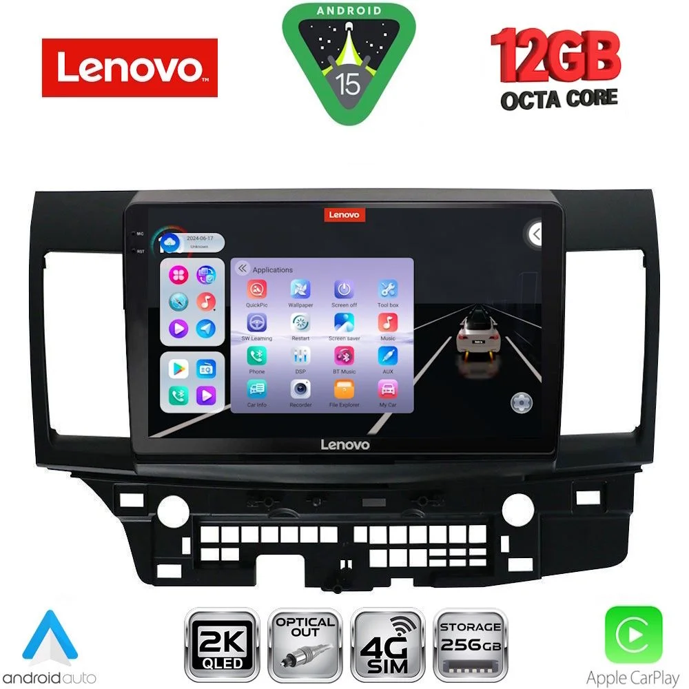 Φωτογραφία προϊόντος: LENOVO SSZ 12434_CPA (10inc) MULTIMEDIA TABLET for MITSUBISHI LANCER mod. 2008-2017