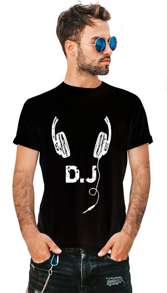 Φωτογραφία προϊόντος: Prime T-Shirt Μαύρο με σχέδιο DJ 8916