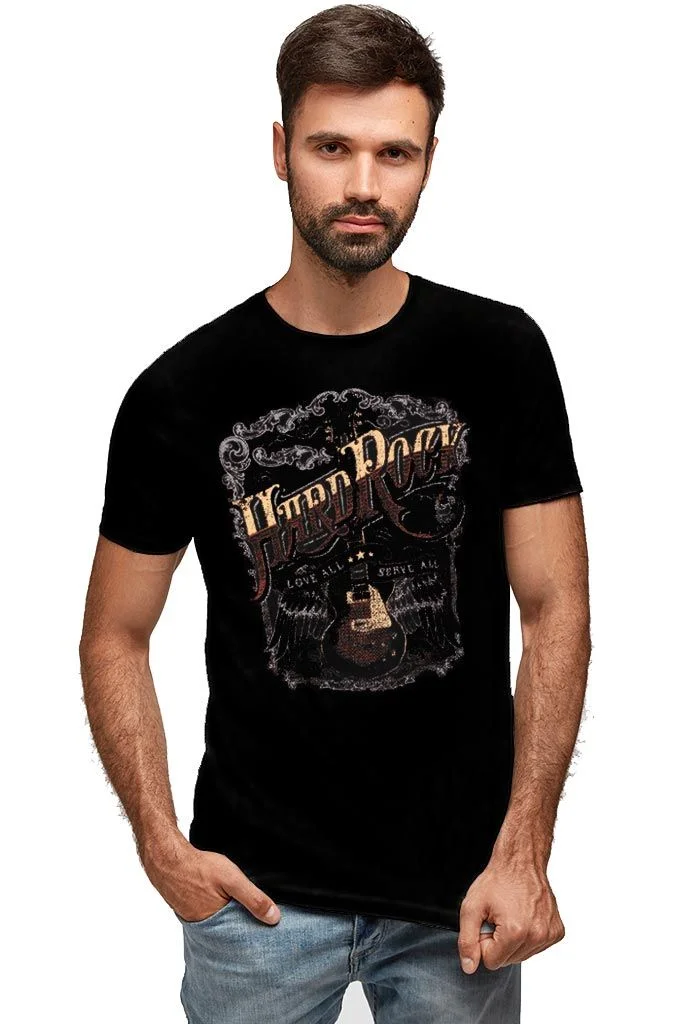 Φωτογραφία προϊόντος: Prime T-Shirt Μαύρο με σχέδιο Hard Rock 8919-2
