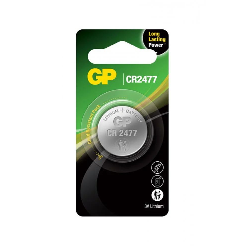 Φωτογραφία προϊόντος: GP batteries GP CR2477 μπαταρία λιθίου 3V 1000mAh