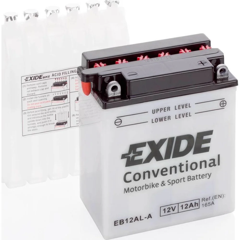 Φωτογραφία προϊόντος: Exide Technologies Μπαταρία μοτοσυκλέτας EXIDE EB12AL-A 12V 12Ah