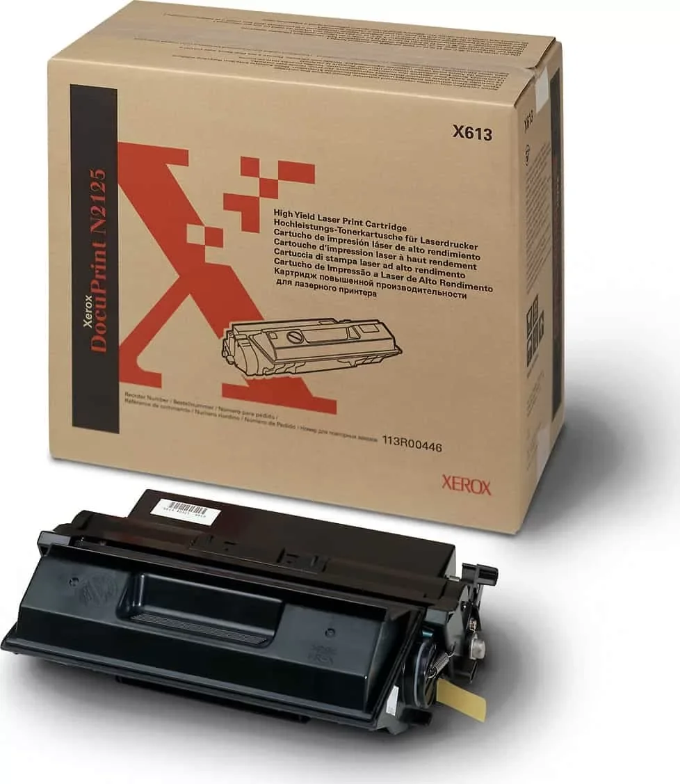 Φωτογραφία προϊόντος: Xerox DocuPrint N-2125 Original Black Toner Ctr 15K (113R00446, 113R446)