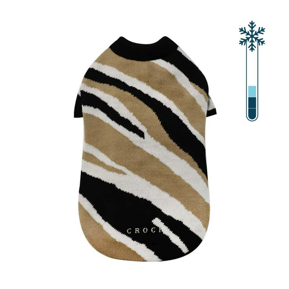 Φωτογραφία προϊόντος: CROCI Πουλόβερ Σκύλου Caramel Zebra - Small