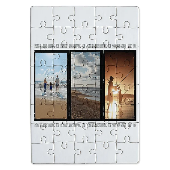 Φωτογραφία προϊόντος: OEM Puzzle Moments worth living for! Κάθετο A3