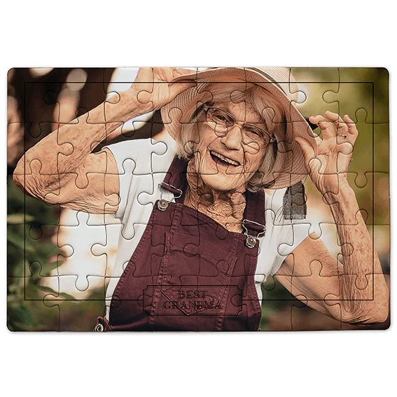 Φωτογραφία προϊόντος: OEM Puzzle Best Grandma! Οριζόντιο A4