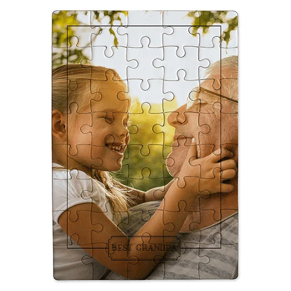 Φωτογραφία προϊόντος: OEM Puzzle Best Grandpa! Κάθετο A3