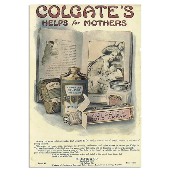 Φωτογραφία προϊόντος: OEM Αφίσα Colgate cold cream Typographic
