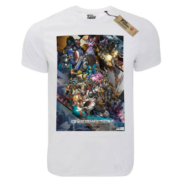 Φωτογραφία προϊόντος: T-shirt unisex Takeposition T-cool λευκό Overwatch poster, 900-4582