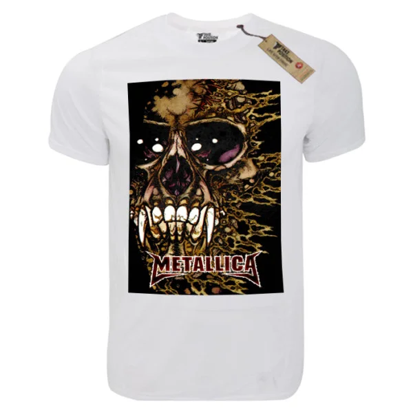 Φωτογραφία προϊόντος: T-shirt unisex Takeposition T-cool λευκό Metallica Vampire scull, 900-7540