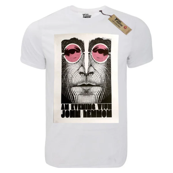 Φωτογραφία προϊόντος: T-shirt unisex Takeposition T-cool λευκό John Lennon evening 900-7632
