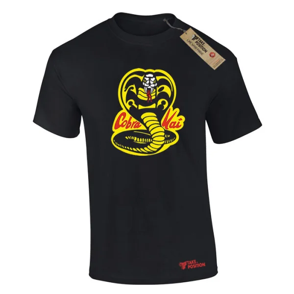 Φωτογραφία προϊόντος: T-shirt ανδρικό Takeposition Cobra Kai σε Μαύρο, 320-8526-02