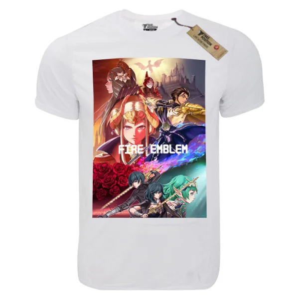 Φωτογραφία προϊόντος: T-shirt unisex Takeposition T-cool λευκό Fire Emblem, 900-4563