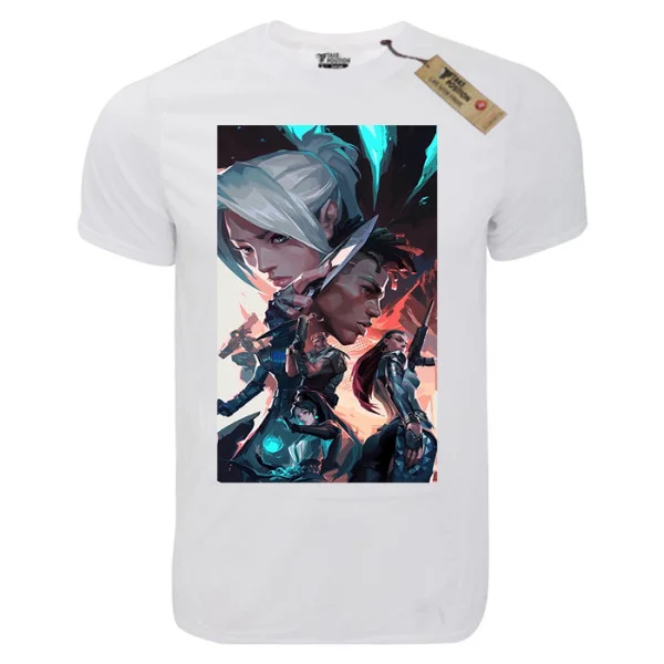 Φωτογραφία προϊόντος: T-shirt unisex Takeposition T-cool λευκό Valorant, 900-4631