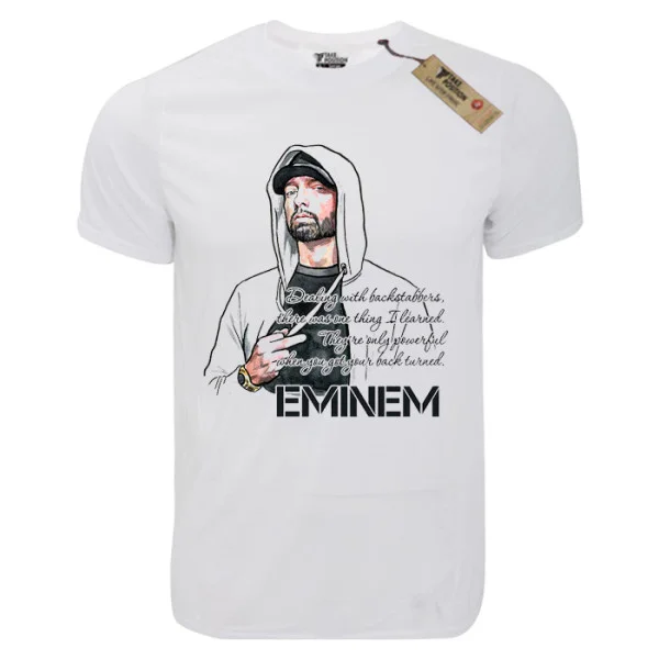 Φωτογραφία προϊόντος: T-shirt unisex Takeposition T-cool λευκό Eminem Dealing, 900-7521