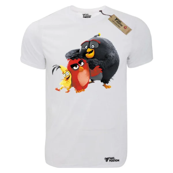 Φωτογραφία προϊόντος: T-shirt unisex T-cool Takeposition λευκό Angry Birds Forever, 900-1375