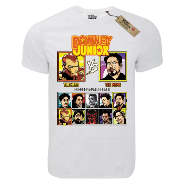 Φωτογραφία προϊόντος: T-shirt unisex Takeposition T-cool λευκό Downey Junior vs, 900-1616