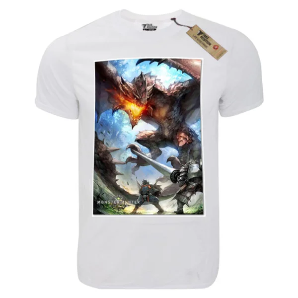 Φωτογραφία προϊόντος: T-shirt unisex Takeposition T-cool λευκό Monster Hunter World 2, 900-4587