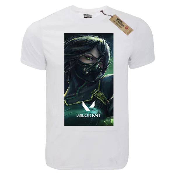 Φωτογραφία προϊόντος: T-shirt unisex Takeposition T-cool λευκό Valorant forever, 900-4632