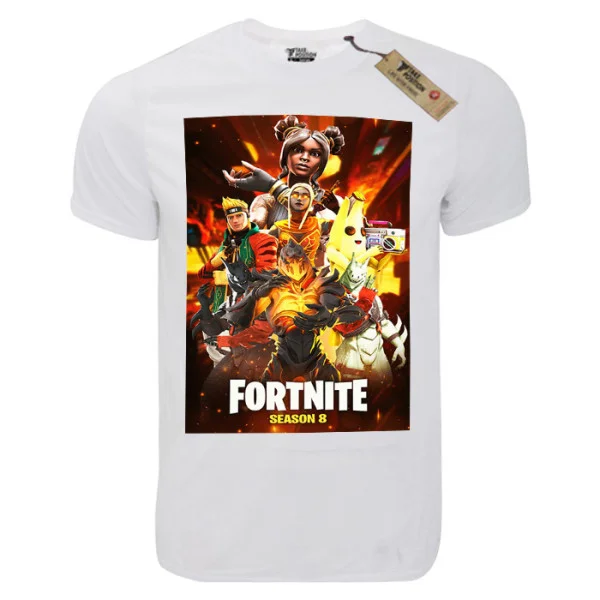 Φωτογραφία προϊόντος: T-shirt unisex Takeposition T-cool λευκό Fortnite 8, 900-4564