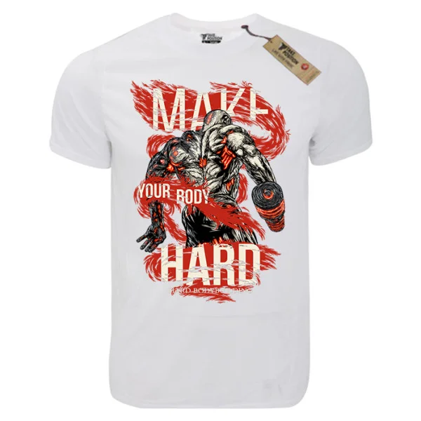 Φωτογραφία προϊόντος: T-shirt unisex Takeposition T-cool λευκό Spartans Hard Body 900-5520