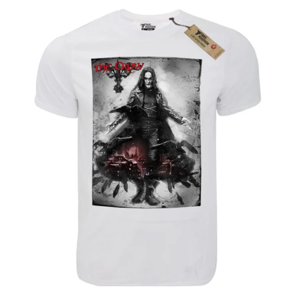 Φωτογραφία προϊόντος: TakePosition T-shirt unisex T-cool λευκό Crow Revenge, 900-8503