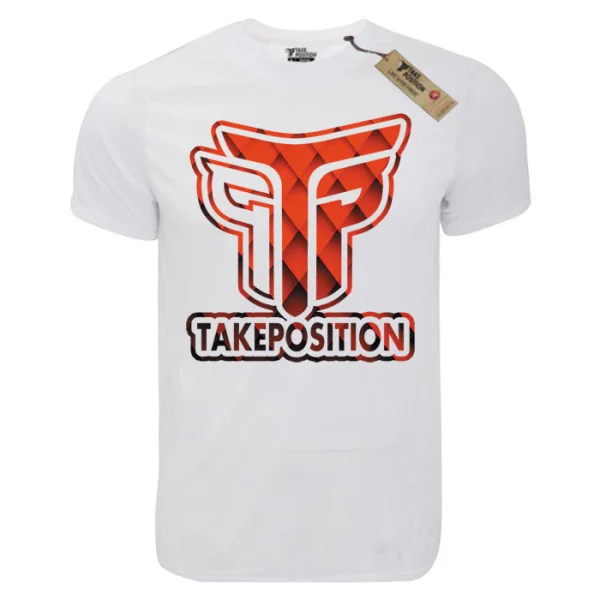 Φωτογραφία προϊόντος: TakePosition T-shirt unisex T-cool λευκό Logo, 900-0032-30